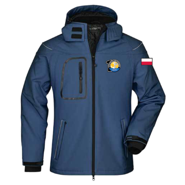 Kurtka softshell męska z personalizacją — 10 Harcerska Drużyna Żeglarska (Zaruski)