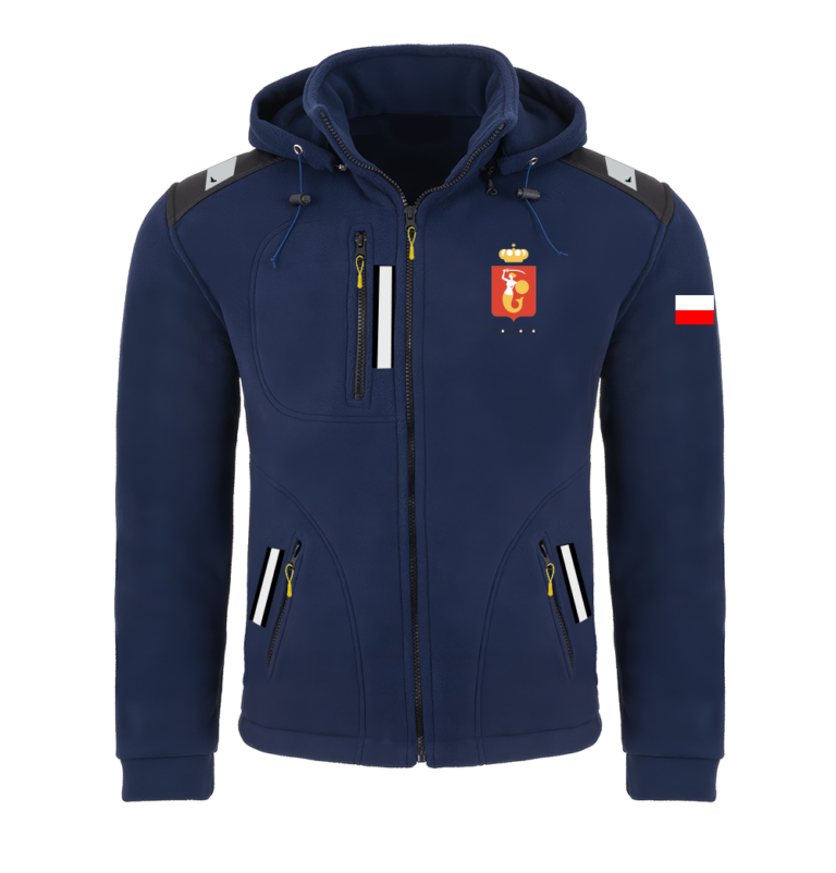 Rejsowy Polar z kapturem Premium — Academia Nautica (ANW)