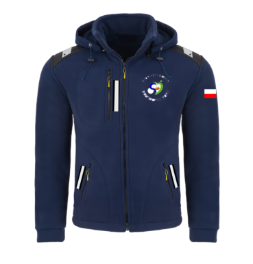 Rejsowy Polar z kapturem Premium — Stowarzyszenie Bezpieczny Port