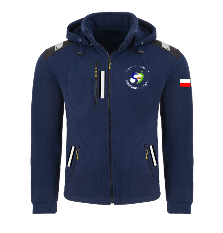 Rejsowy Polar z kapturem Premium — Stowarzyszenie Bezpieczny Port