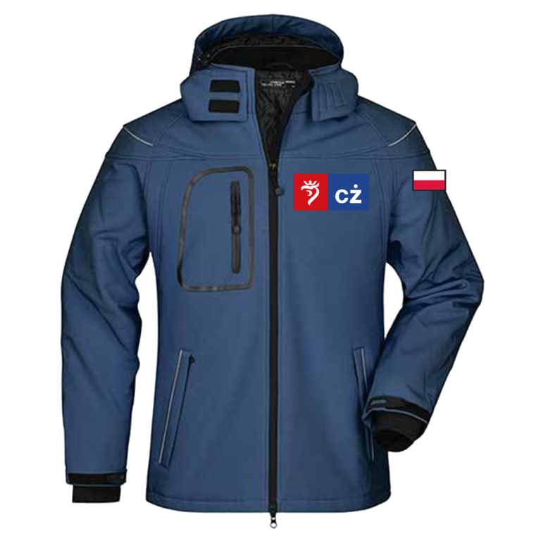 Kurtka softshell męska z personalizacją — Centrum Żeglarskie Szczecin