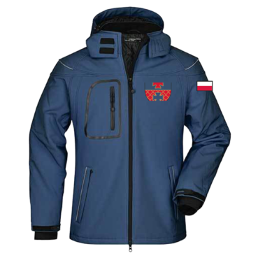 Kurtka softshell męska z personalizacją — Elbląski Okręgowy Związek Żeglarski