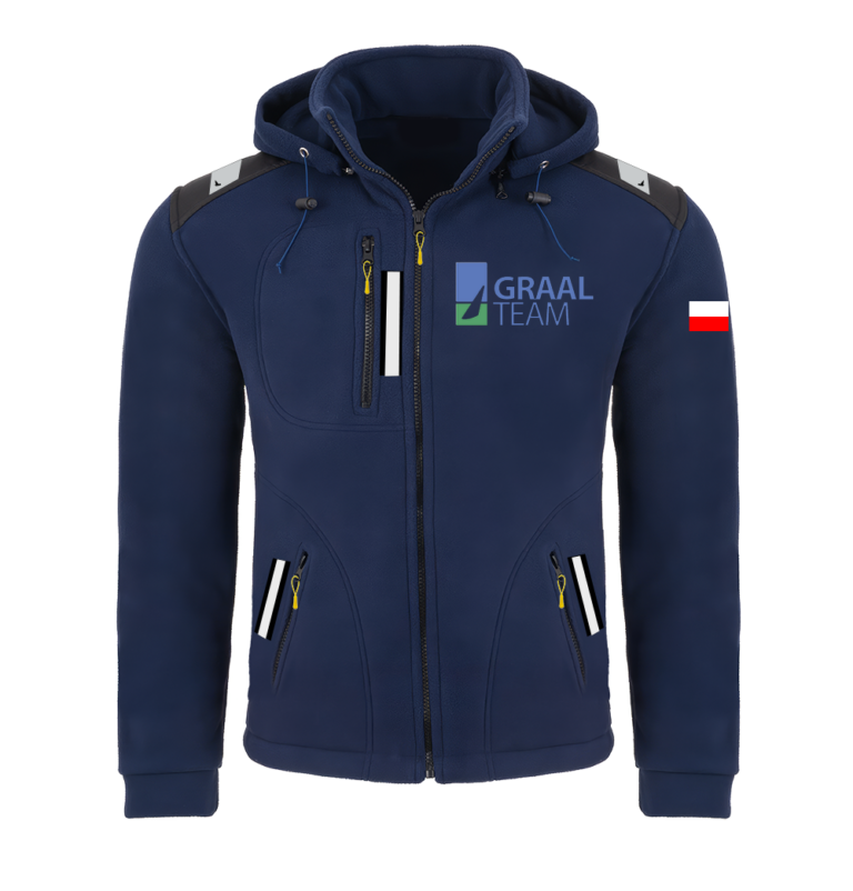 Rejsowy Polar z kapturem Premium — Graal Team