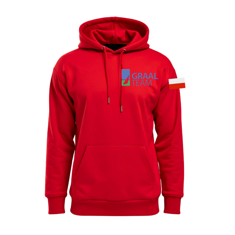 Damska bluza z kapturem — Graal Team