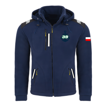 Rejsowy Polar z kapturem Premium — HMKŻ 39-er Blachownia