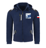 Rejsowy Polar z kapturem Premium — Jacht Klub Politechniki Warszawskiej