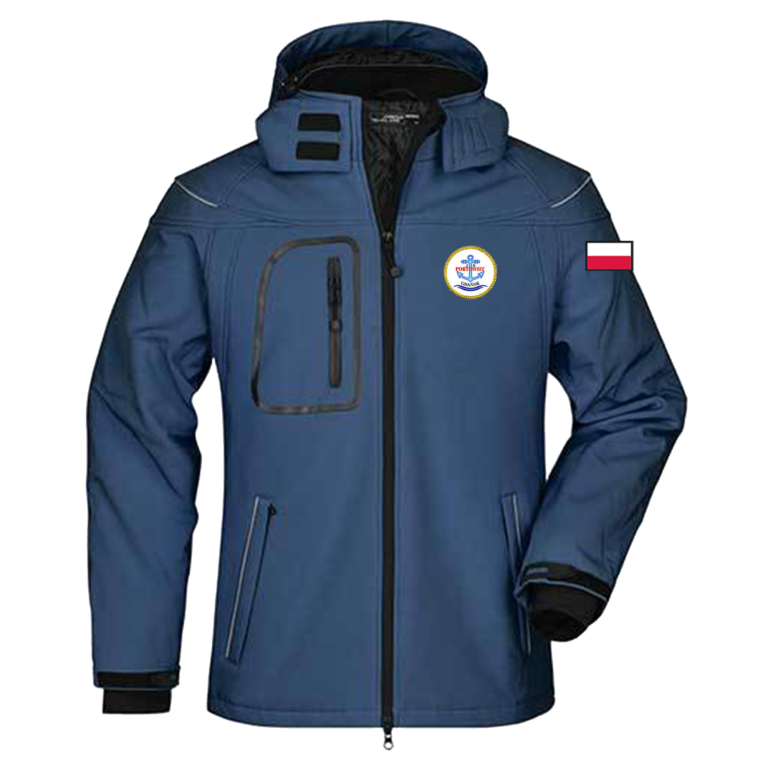 Kurtka softshell męska z personalizacją — Jachtklub PORTOWIEC Gdańsk
