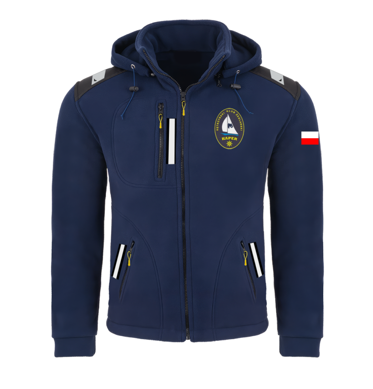 Rejsowy Polar z kapturem Premium — KAPER Kętrzyn