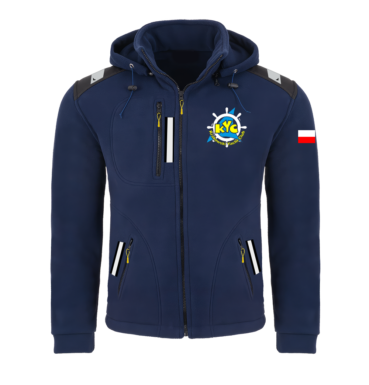 Rejsowy Polar z kapturem Premium — Krakowski Yacht Club