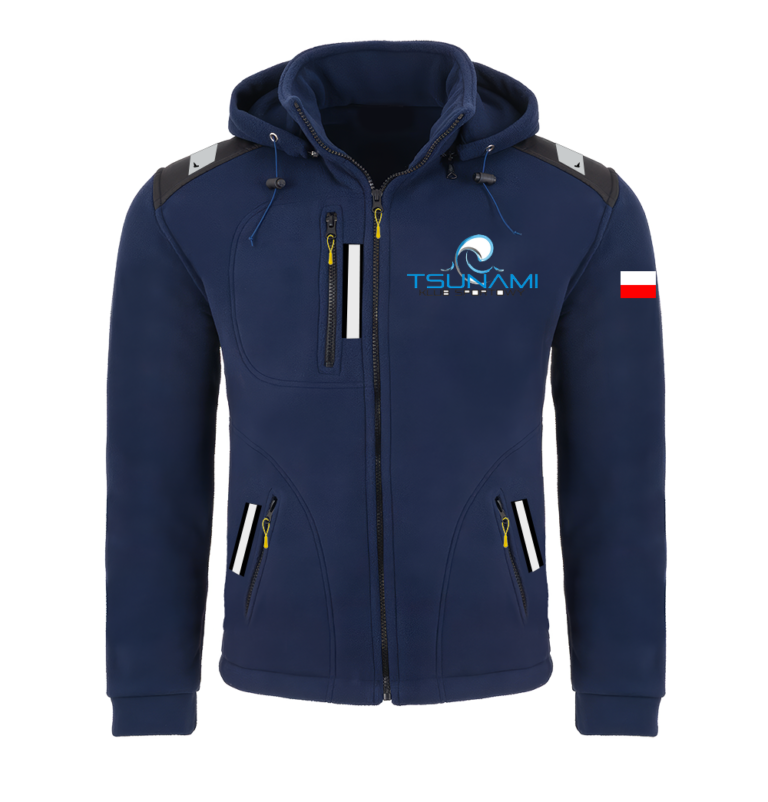 Rejsowy Polar z kapturem Premium — Klub Sportowy Tsunami