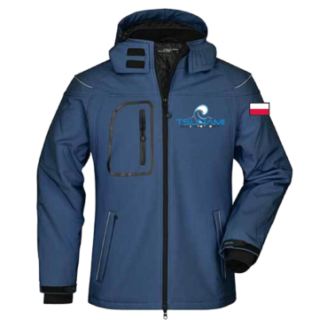 Kurtka softshell męska z personalizacją — Klub Sportowy Tsunami