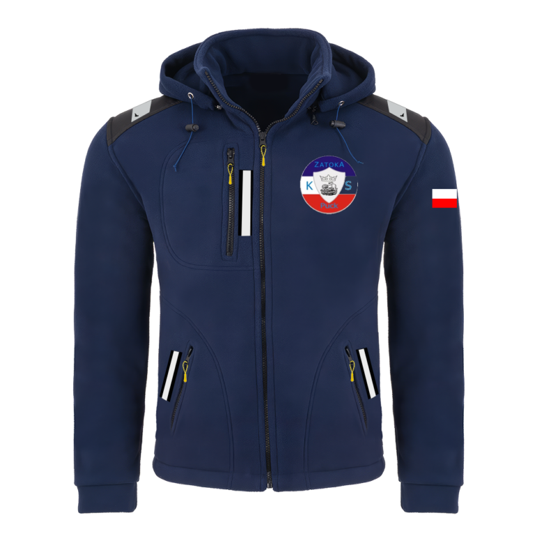 Rejsowy Polar z kapturem Premium — KS Zatoka Puck