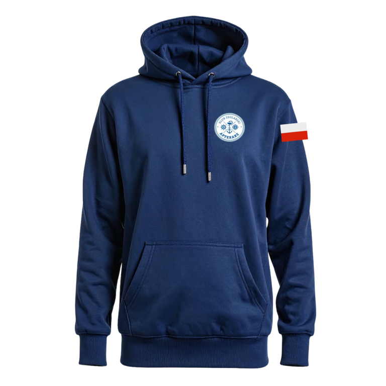 Męska bluza z kapturem — KŻ Aptekarz