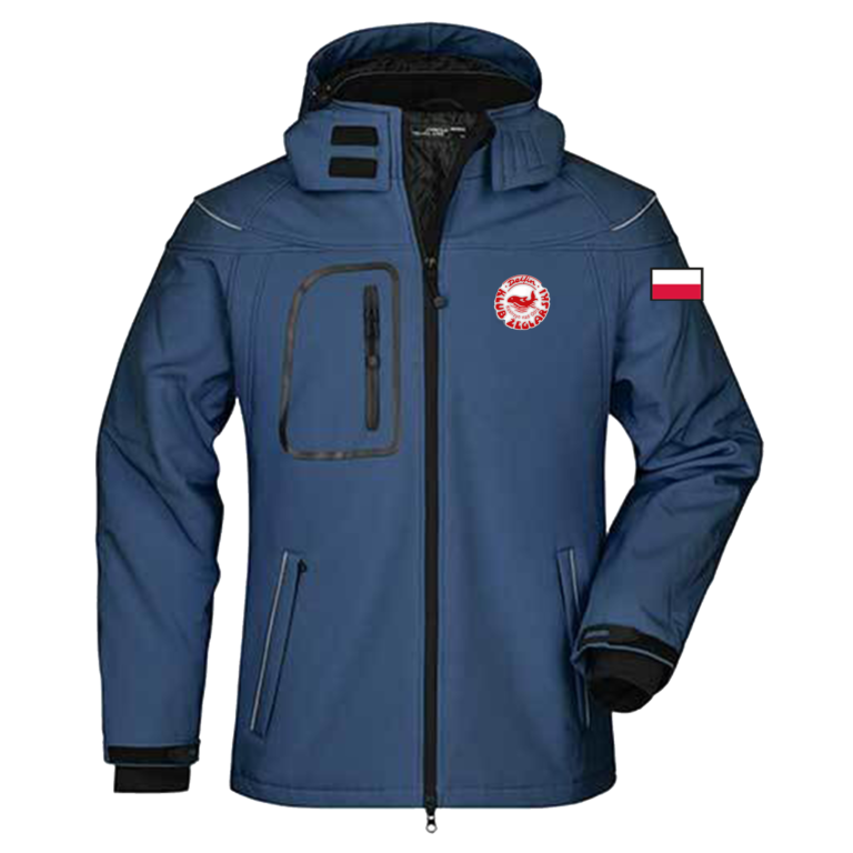 Kurtka softshell męska z personalizacją — KŻ Delfin Kostrzyn