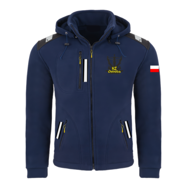 Rejsowy Polar z kapturem Premium — KŻ Ostróda