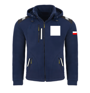 Rejsowy Polar z kapturem Premium — KŻ Policjantów Wodnik