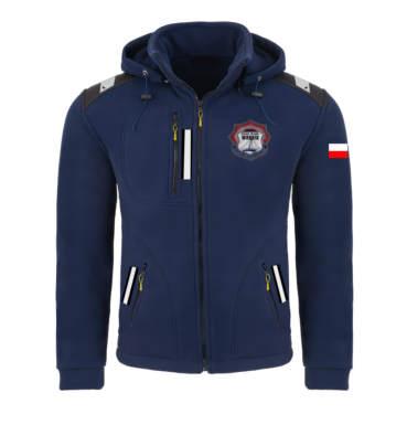Rejsowy Polar z kapturem Premium — KŻ Policjantów Wodnik