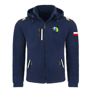 Rejsowy Polar z kapturem Premium — KŻ Silesia