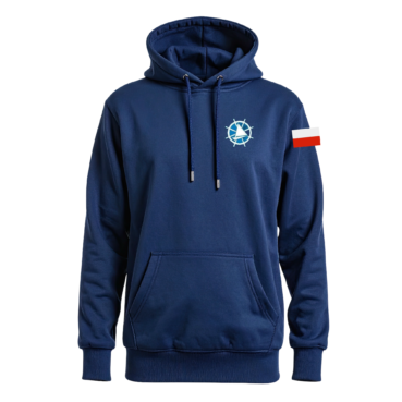 Męska bluza z kapturem — KŻ Sternik