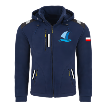 Rejsowy Polar z kapturem Premium — KŻ Szanty