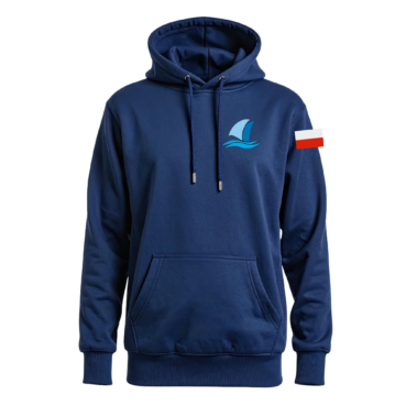 Męska bluza z kapturem — KŻ Szanty