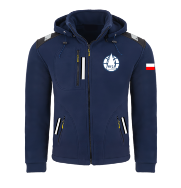 Rejsowy Polar z kapturem Premium — KŻ WYGA Tychy