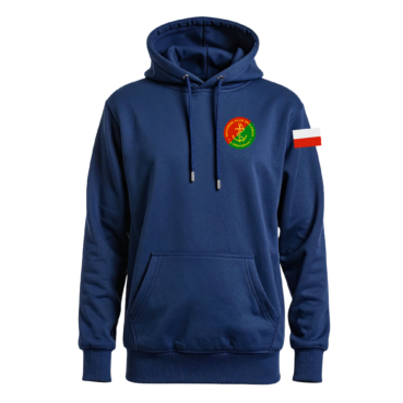 Męska bluza z kapturem — Mazurski KŻ Mikołajki