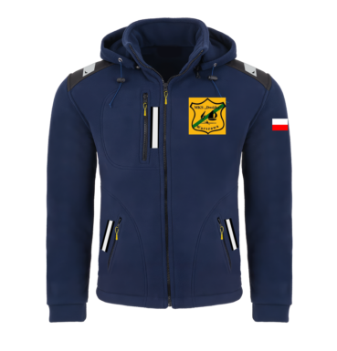 Rejsowy Polar z kapturem Premium — MKS Dwójka Warszawa