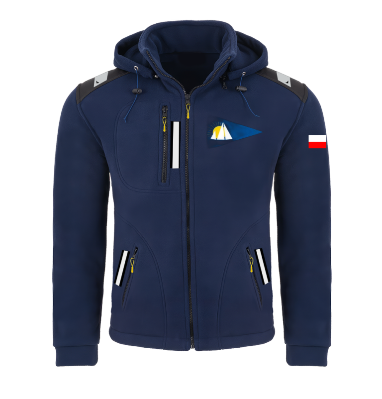 Rejsowy Polar z kapturem Premium — Morąski KŻ KEJA