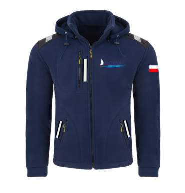 Rejsowy Polar z kapturem Premium — MORKA Szkoła Żeglarstwa