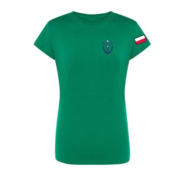 Damski T-shirt — Płocki Okręgowy Związek Żeglarski