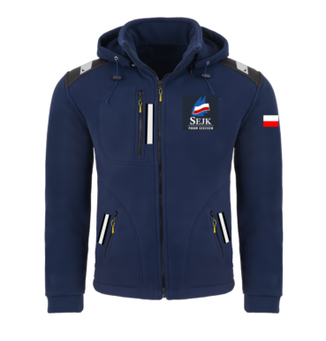 Rejsowy Polar z kapturem Premium — SEJK Pogoń Szczecin