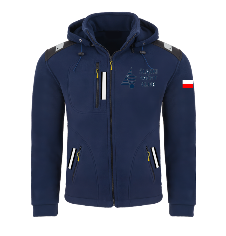 Rejsowy Polar z kapturem Premium — Śląski Yacht Club Gliwice przy Pol.Śl.
