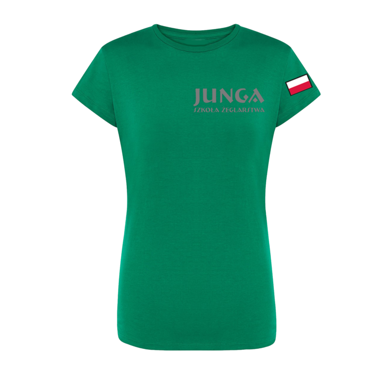 Damski T-shirt — Szkoła Żeglarstwa Junga