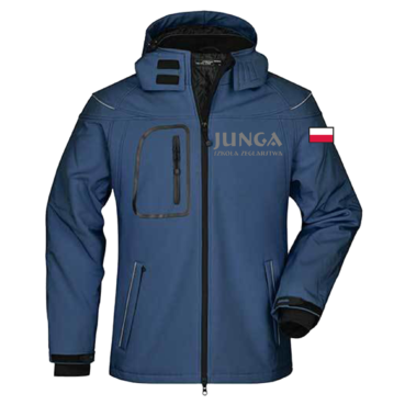 Kurtka softshell męska z personalizacją — Szkoła Żeglarstwa Junga