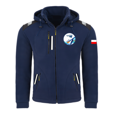 Rejsowy Polar z kapturem Premium — Szkoła Żeglarstwa OTSS (Ocean Team)