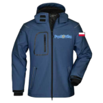 Kurtka softshell męska z personalizacją — Szkoła Żeglarstwa PuntoVita