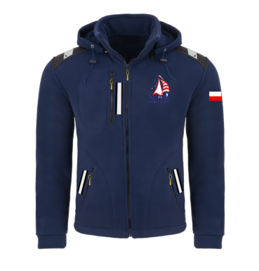 Rejsowy Polar z kapturem Premium — Szkoła Żeglarstwa Skipper