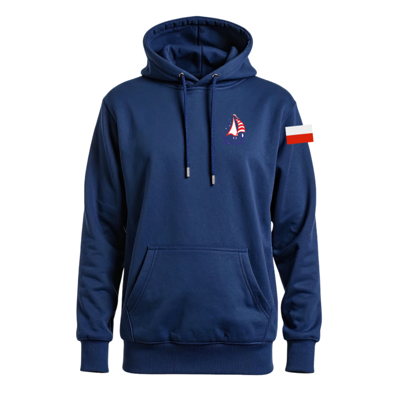 Męska bluza z kapturem — Szkoła Żeglarstwa Skipper