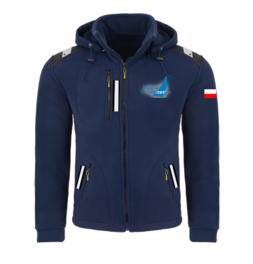 Rejsowy Polar z kapturem Premium — Tarnobrzeski Okręgowy Związek Żeglarski
