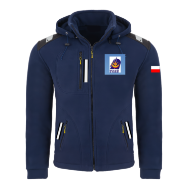 Rejsowy Polar z kapturem Premium — Tarnowski Okręgowy Związek Żeglarski