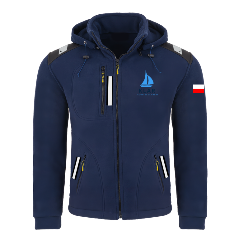 Rejsowy Polar z kapturem Premium — TKŻ KLAR