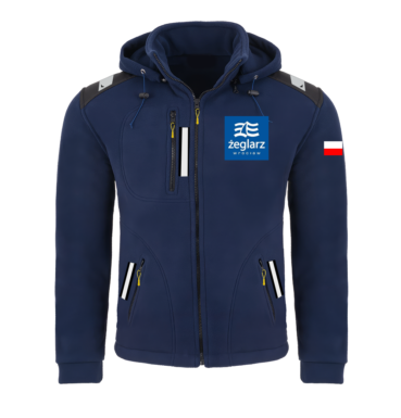 Rejsowy Polar z kapturem Premium — UKS Żeglarz Wrocław