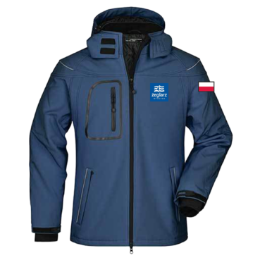 Kurtka softshell męska z personalizacją — UKS Żeglarz Wrocław