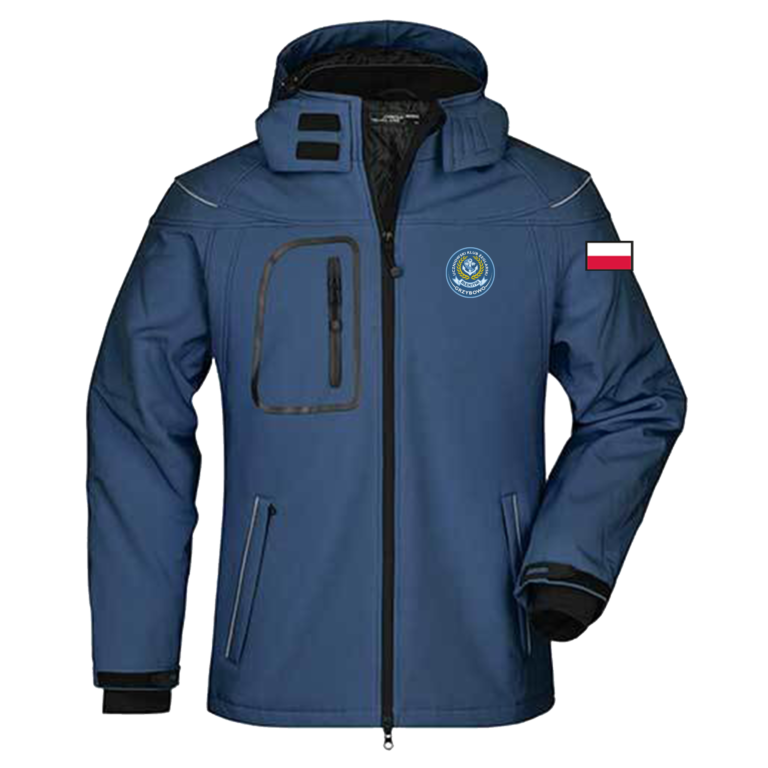 Kurtka softshell męska z personalizacją — UKŻ Błękitni