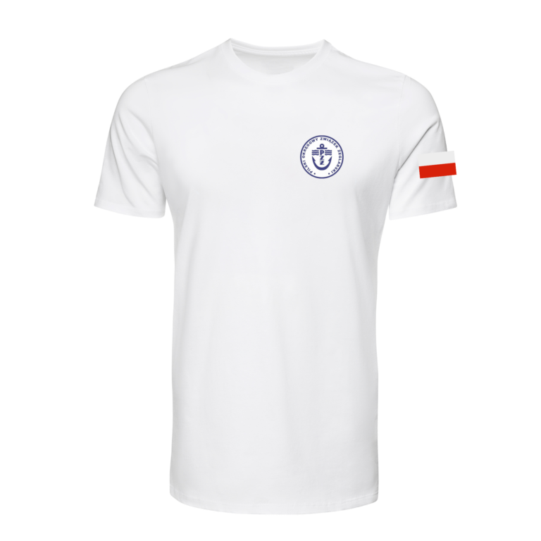 Męski T-shirt — Uczniowski Klub Żeglarski Wodniak Piła