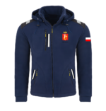 Rejsowy Polar z kapturem Premium — Warszawsko-Mazowiecki Okręgowy Związek Żeglarski