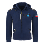 Rejsowy Polar z kapturem Premium — Yacht Club Bezan