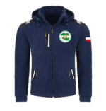 Rejsowy Polar z kapturem Premium — Yacht Club PTTK Beskid Nowy Sącz