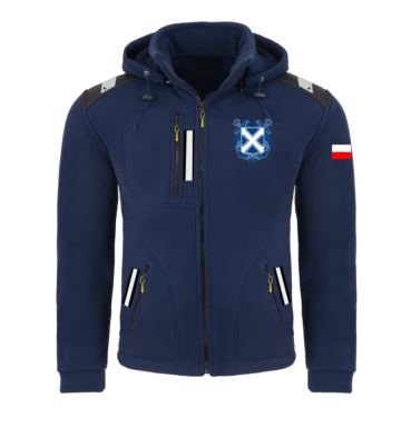 Rejsowy Polar z kapturem Premium — Yacht Klub Polski Kraków